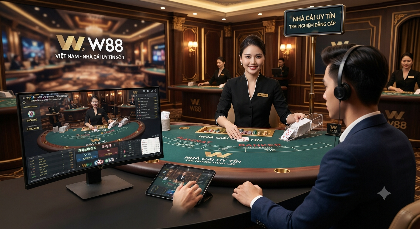 chơi baccarat với người chia bài trực tiếp